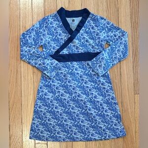 Tea Collection Blue Floral Kids Dress